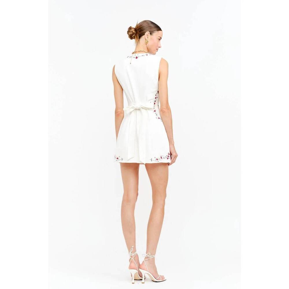 NEW SOFIE THE LABEL brisbane mini dress in white - Picture 3 of 6